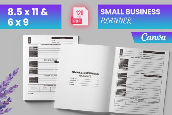 Download Small Business Planner Canva (KDP) - Business Collection