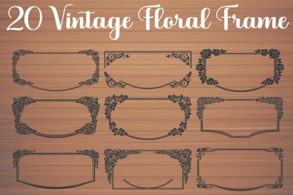 Download Vintage Floral Frame Designs - Vintage Collection