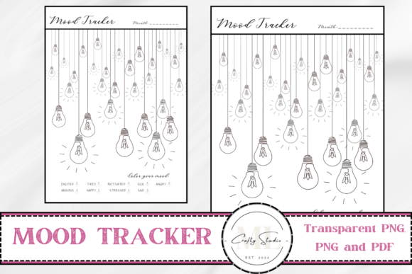 Download Monthly Mood Tracker Printables - Monthly Collection