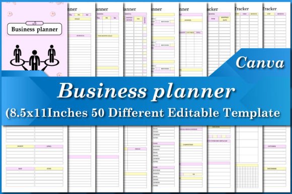 Download Business Planner Canva Templates - Business Collection