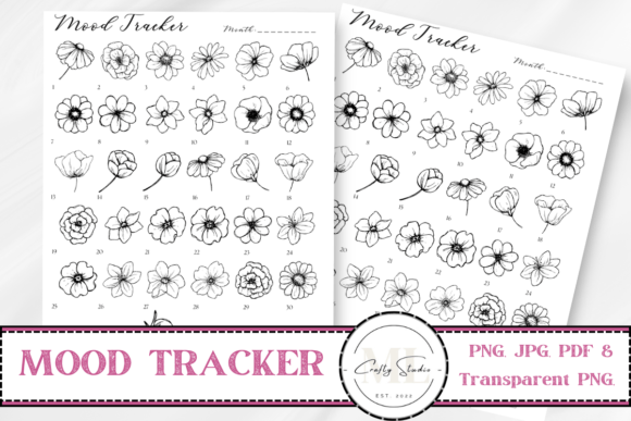 Download Monthly Mood Tracker Printables - Monthly Collection