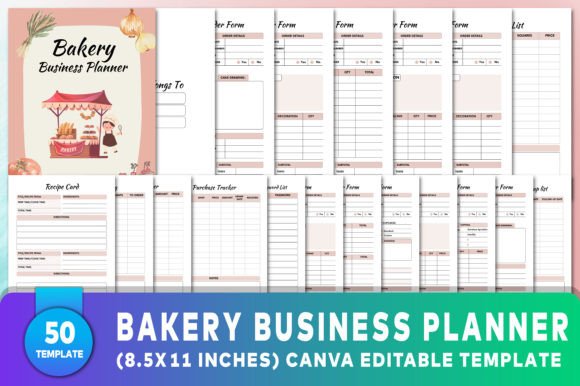 Download Editable Bakery Business Planner - Business Collection