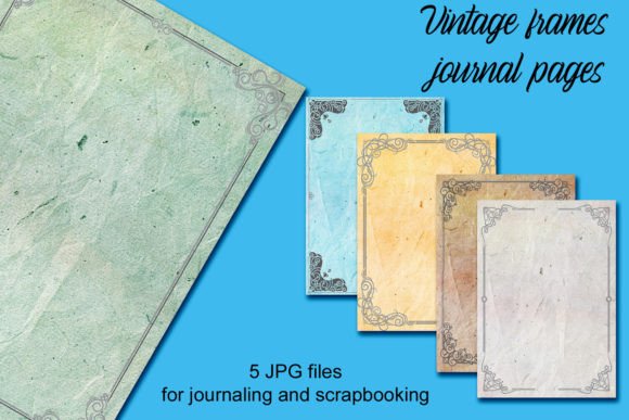 Download Vintage Frames Journal Pages - Vintage Collection