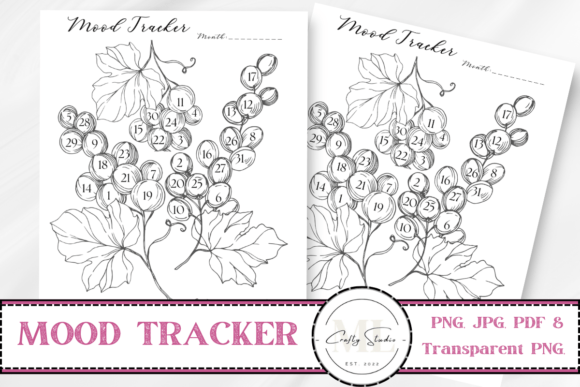 Download Monthly Mood Tracker Printables - Monthly Collection