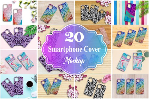 Download Smartphone Cover Mockup Bundle - Smartphone cover Collection
