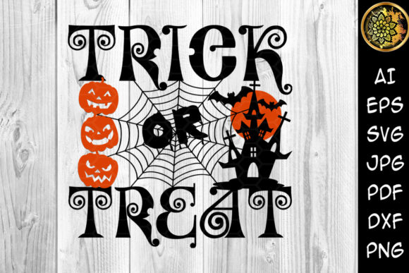 Download Trick or Treat Happy Halloween SVG 12x12 - Trick or treat Collection