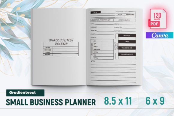 Download (KDP) Small Business Planner Canva - Business Collection