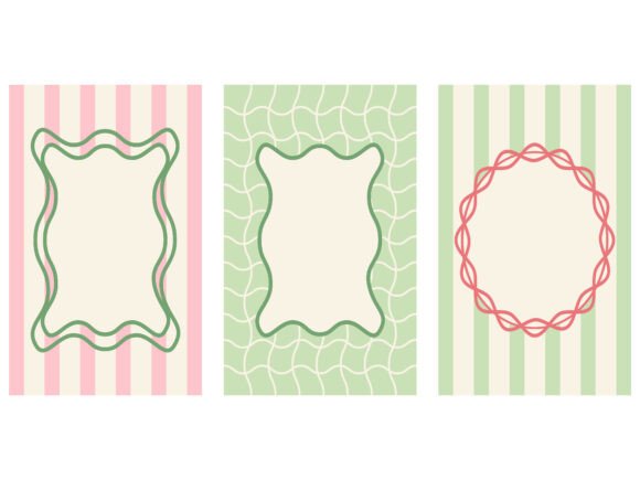 Download Vintage Pastel Frame Background Set - Vintage Collection