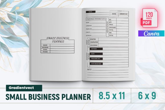 Download (KDP) Small Business Planner Canva - Business Collection