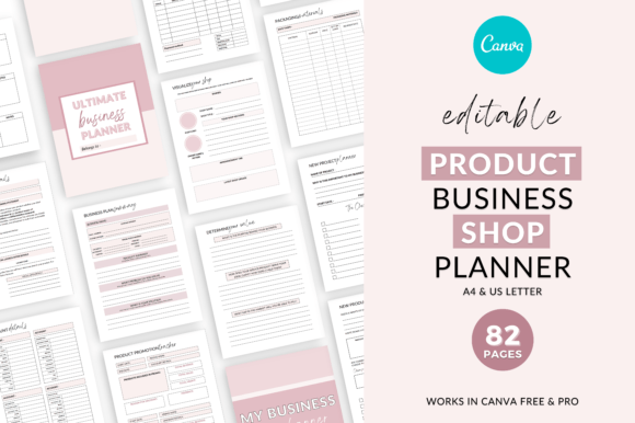 Download Business Planner Templates Canva - Business Collection