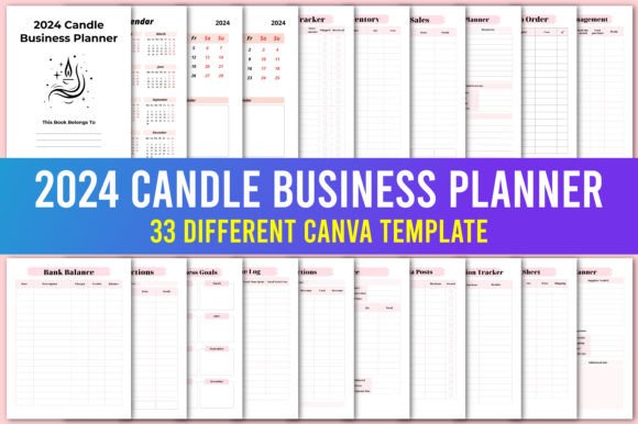 Download 2024 Candle Business Planner Canva - Business Collection