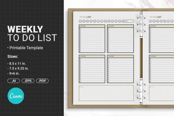 Download Weekly to Do List Printable Template - Weekly to do list Collection
