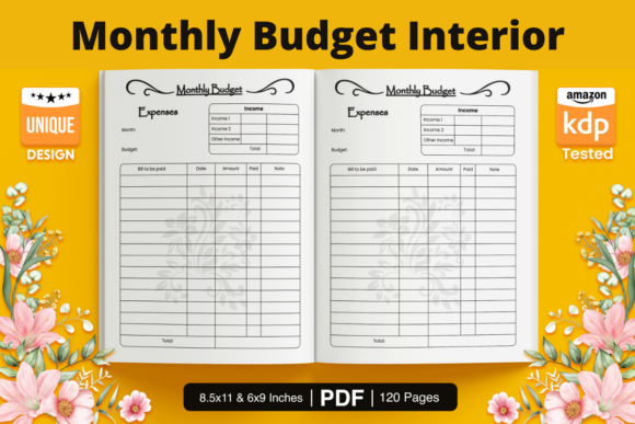Download [KDP Interior] - Monthly Budget - Monthly Collection
