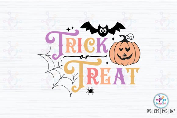 Download Trick or Treat Retro SVG - Trick or treat Collection