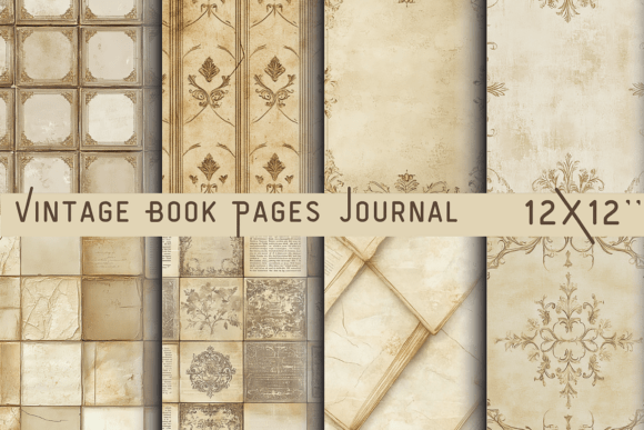 Download Vintage Book Pages Journal Paper - Vintage Collection